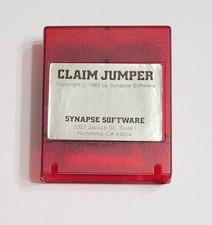 CLAIM JUMPER Atari 400/800/XL/XE Game cartridge tested image