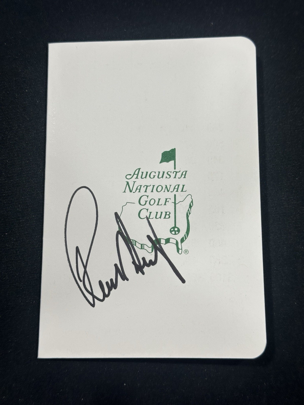 Russell Henley Signed Augusta Masters Scorecard Autographed Auto PSA DNA COA 