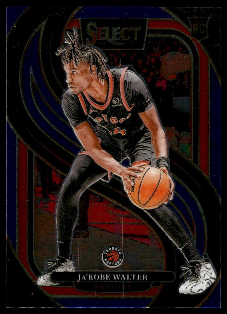 2024-25 Panini Select #195 Ja'Kobe Walter Blue (Retail) RC