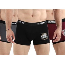 3 Pcs Pack of 100 Egyptian Cotton Men's XL size Boxer shorts/ Underwear shorts