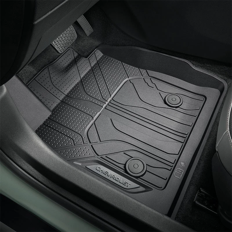 OEM GM 2024-2026 Chevy Trax Front Rear All Weather Floor Mats Black 42850746 - Image 3 of 4