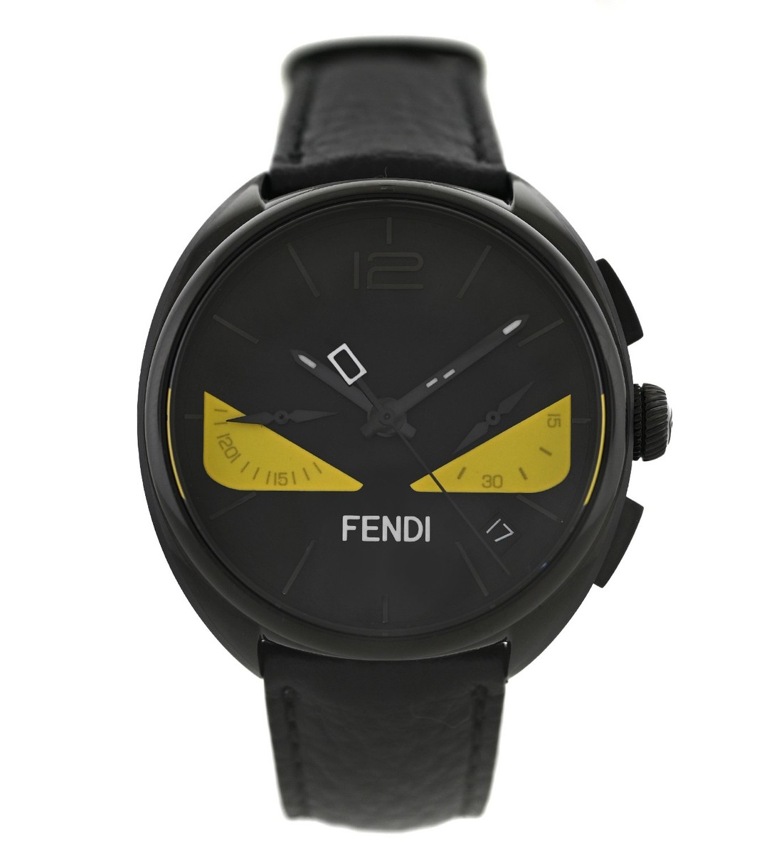 Fendi Momento Bugs F214611611 Date Chronograph Steel 40MM Unisex
