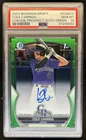 2023 Bowman Draft Cole Carrigg Chrome Auto Green Refractor 1st #/99 PSA 10