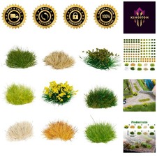 Realistic 126 Pcs Miniature Static Grass for ...