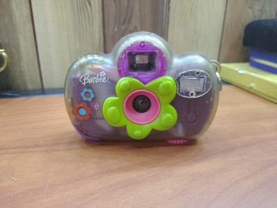 Rare! Barbie camera jelly Squeeze  bubble purple camera (preowned) Be-534L
