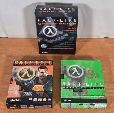 Generation Half-Life Opposing Force Sierra PC Big Box Two Game CD Complete CIB
