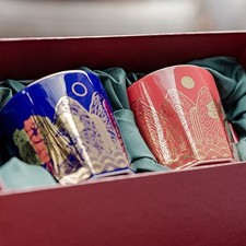 Luxus Korean Royal Goldring Becher Tasse (2P) Geschenkset - Koreanisches...