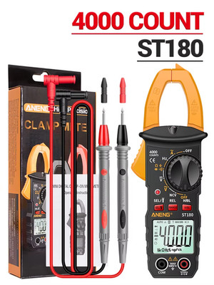 ST180 AC Current Clamp Meter Digital 4000 Counts Multimeter Ammeter Voltage Test