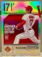 JERSEY # MATCH! 2018 Chronicles Shohei Ohtani Press Proof 17/299! ROOKIE! READ!