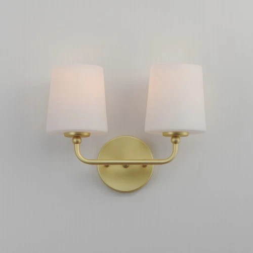 Maxim 12092SW Bristol 2 Light 10" Tall Bathroom Sconce - Picture 7 of 14