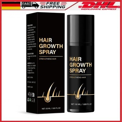HaloGrow Hair Growth Spray 50ml Natural Hair Thickening Gentle Regrowth Mist