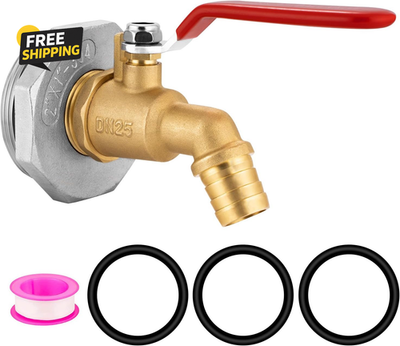 #ad 55 Gallon Drum Spigot2quot; Brass Barrel Faucet with EPDM Gasket for 55 Gallon Drum $19.05