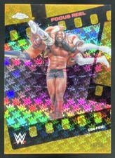 OBA FEMI 2026 TOPPS CHROME WWE LOGOFRACTOR GOLD REFRACTOR #/50 #FR-15 SSP