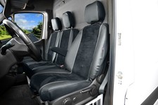 Sitzbez&uuml;ge KING  geeignet f&uuml;r Mercedes Sprinter W907 ab 2018 Velourimitat mit Ku