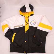 Pittsburgh Steelers Pro Player Shoulder To Shoulder Polyfill Full-Zip Jacket L