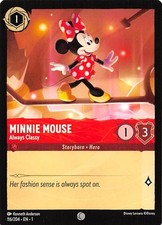 Minnie Mouse Always Classy 116/204 The First Chapter Disney Lorcana 014126