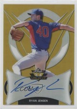 2019 Leaf Valiant Yellow Prismatic 7/10 Ryan Jensen #BA-RJ1 Auto 3b3