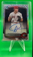 2025 Bowman Chrome Mega Sammy Stafura Prospect Auto Mojo Refractor #BMA-SS Reds