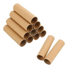 12 Pack Cardboard Tubes,Toilet Paper Rolls Corrugated Roll,5.91x1.58",Brown