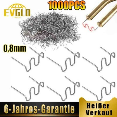 Edelstahl Hot Staples Schweißgerät Schweißstäbe Klammern 0,8mm Welder Staple DE