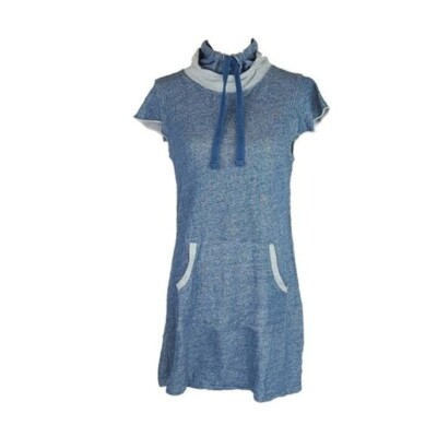 Adjustable Neck Pocket Dress - Denim Blue | eBay
