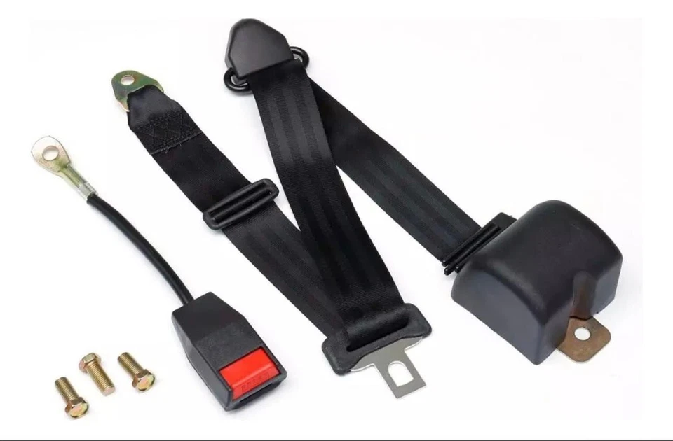 For All Fiat Adjustable Seat Belts Front Pair Replacement Safety Kit - Image 3 of 4