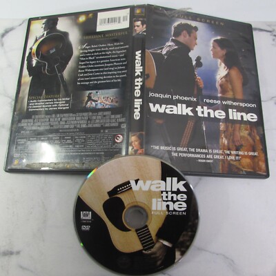Walk the Line (DVD, 2006, Full Frame) Very Good Disc! Johnny Cash Movie