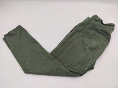 Ann Taylor LOFT Olive Green Straight Leg Julie Trousers Pants Size 10 | eBay