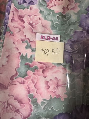 VINTAGE QUILTING FABRIC: 44"x50" Northcott Floral Material Nice Piece ELQ-44 - Picture 9 of 9