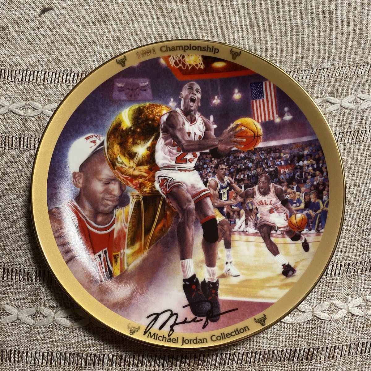 The Bradford Exchange Michael Jordan 1991 Championship Collectors 