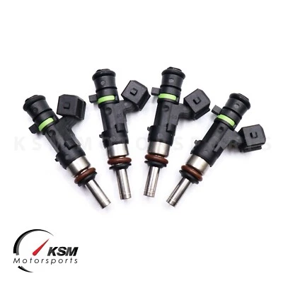 KSM MOTORSPORTS 4 X 390cc Carburante Iniettori Potenziata per Abarth 500 595 695 Per Bosch