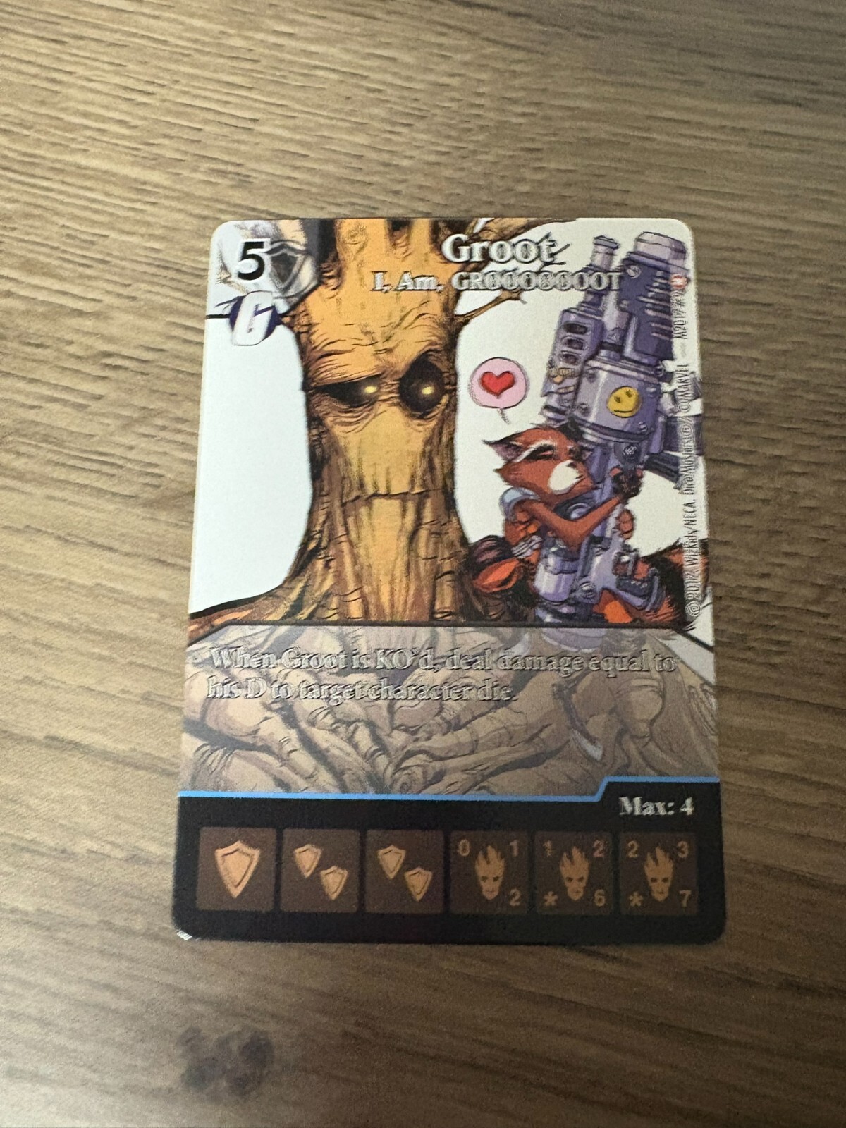 Groot Card Dice Masters OP Card Groot I Am Groot NM NO DICE | eBay