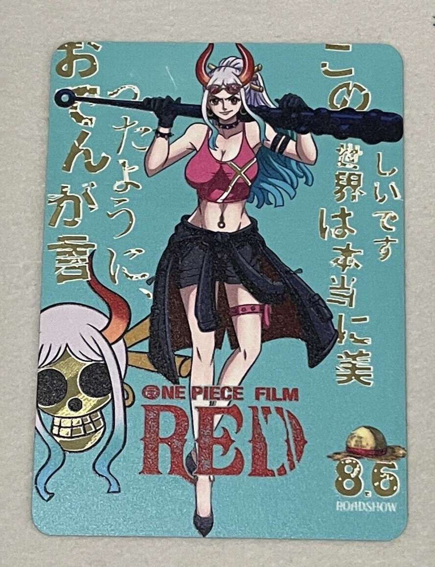 Yamato - One Piece film RED Redemption Gold Premium Metal Card