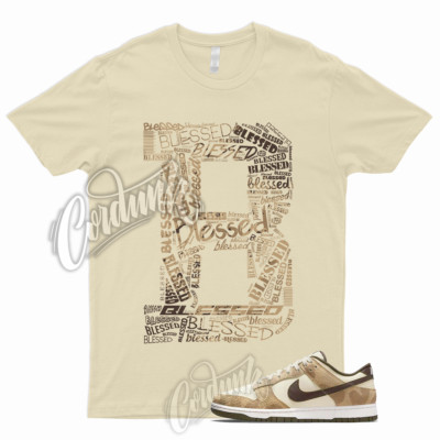 BLESSED Shirt for Dunk Low Animal Pack Giraffe Cheetah Beach Baroque Brown Sail