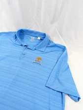 Cutter & Buck Oak Tree National  DryTec Senior Open 2014 Blue Heathered XL