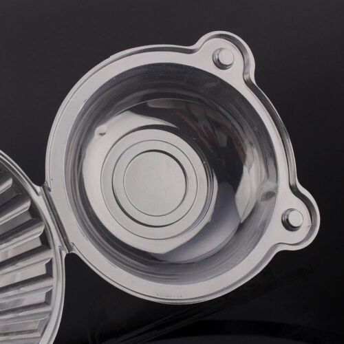 400x Clear Plastic Cupcake Box Single Cake Case Muffin Pod Dome Holder Container - Picture 3 of 7