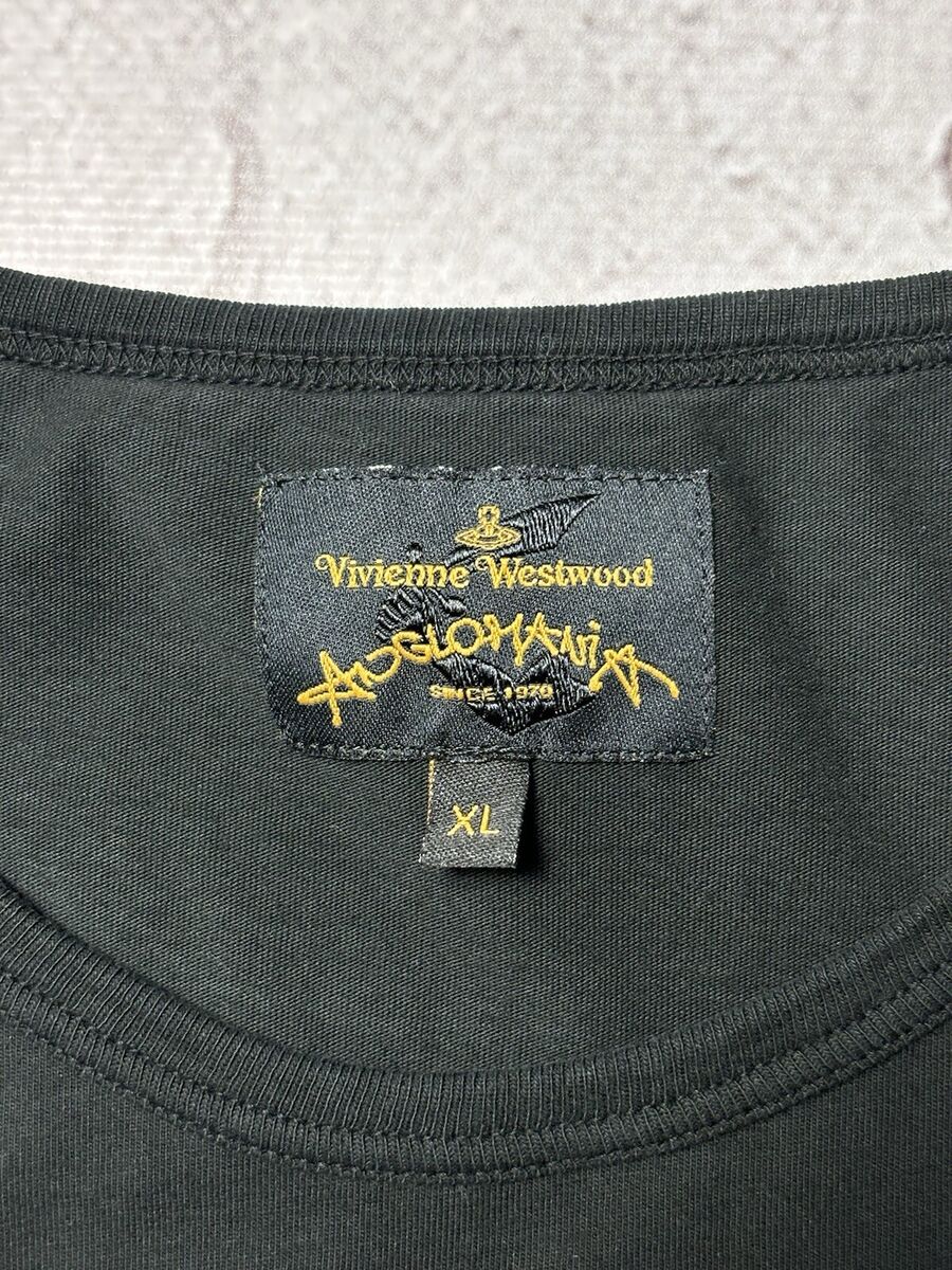 VIVIENNE WESTWOOD Anglomania Graphic Tshirt Tee Black XL Arm VIVIENNE WESTWOOD Anglomania Graphic Tshirt Tee Black XL Arm