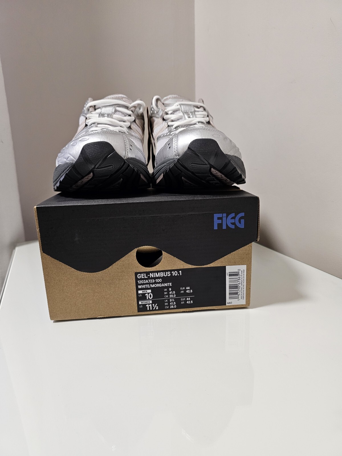 Kith X Asics Gel-Nimbus 10.1 White UK 9 image 8