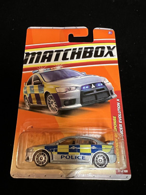 Matchbox Emergency Response Mitsubishi Lancer Evolution X  new in package
