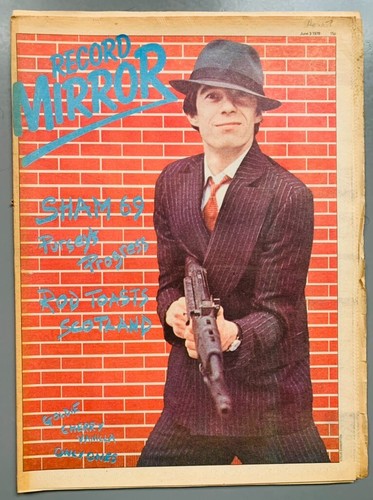 1978 Record Mirror MAGAZINE SHAM 69 Jimmy Pursey VAN HALEN AC/DC HOWARD DEVOTO