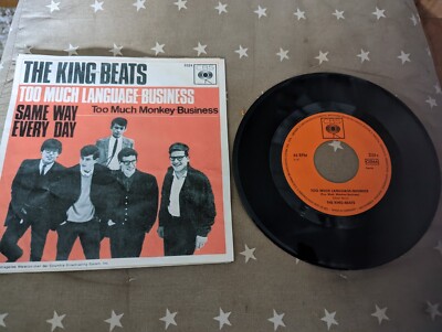 The King-Beats Single Schallplatte -Too Much Language-Business - 1965 CBS 2324