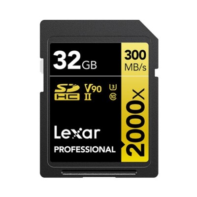 Lexar SDHC Professional UHS-II 2000x V90 32GB Speicherkarte