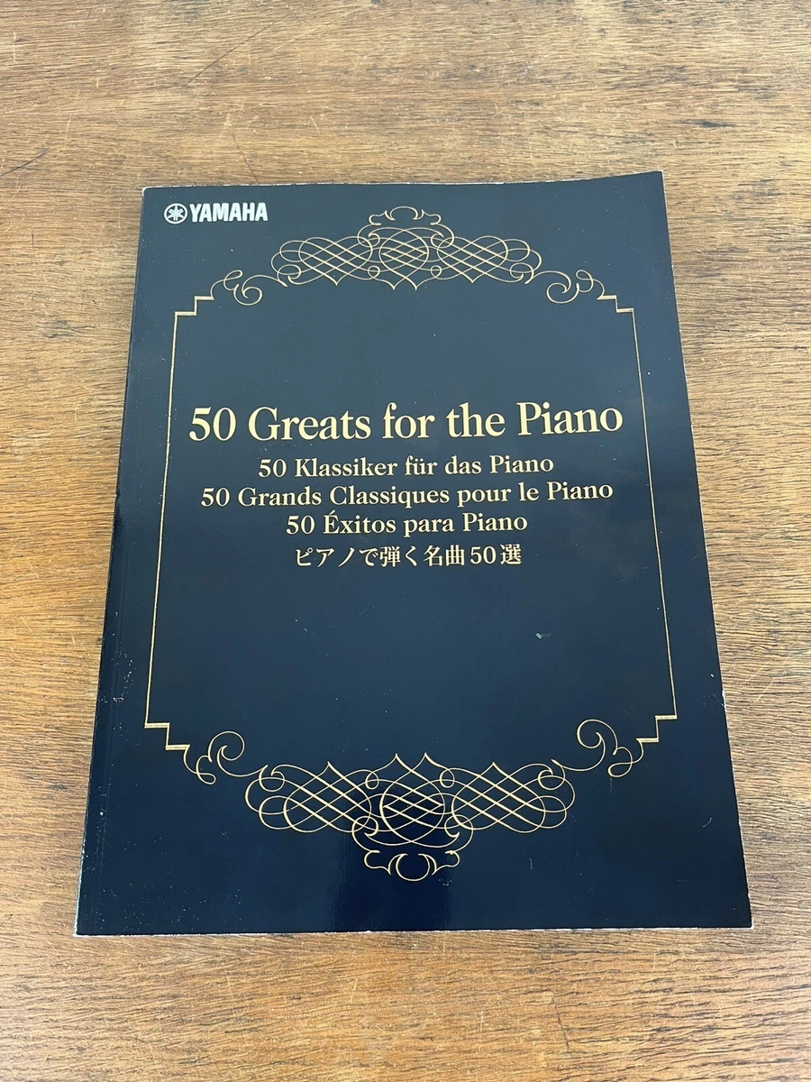 YAMAHA 50 Greats For The Piano Sheet Music Book Paperback eBay