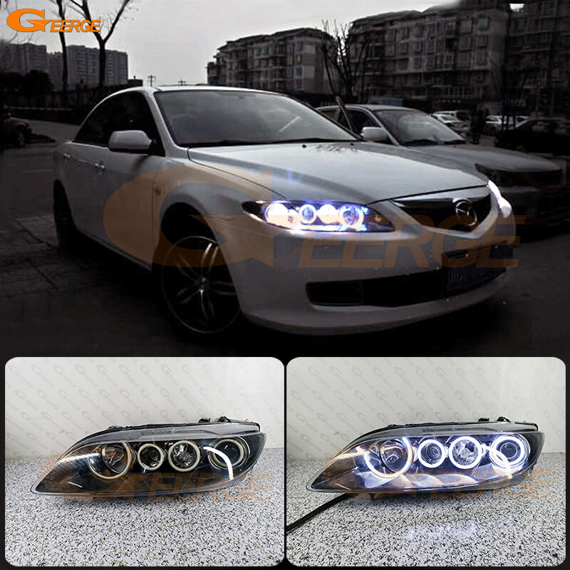 For Mazda 6 Mazda6 Mazdaspeed 6 GG Ultra Bright COB Led Angel Eyes