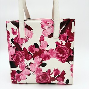 TED BAKER FLORAFF FLORAL APPLIQUÉ EXTRA LARGE RAFFIA ICON BAG | Celia Boutique