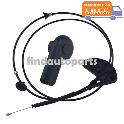 Hood Latch Lock Release Control Cable Kit CV6Z16916A For 12-17 Ford Focus C-Max