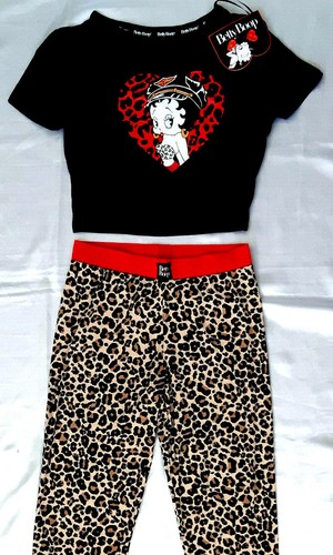 BETTY BOOP OFFICIAL LADIES HEART PYJAMA 