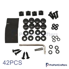 Anti Theft Auto Security License Plate Screws Accessories Stainless Steel Tool