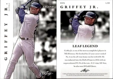 2024 Leaf LEGEND KEN GRIFFEY JR. #L-04 SEATTLE MARINERS