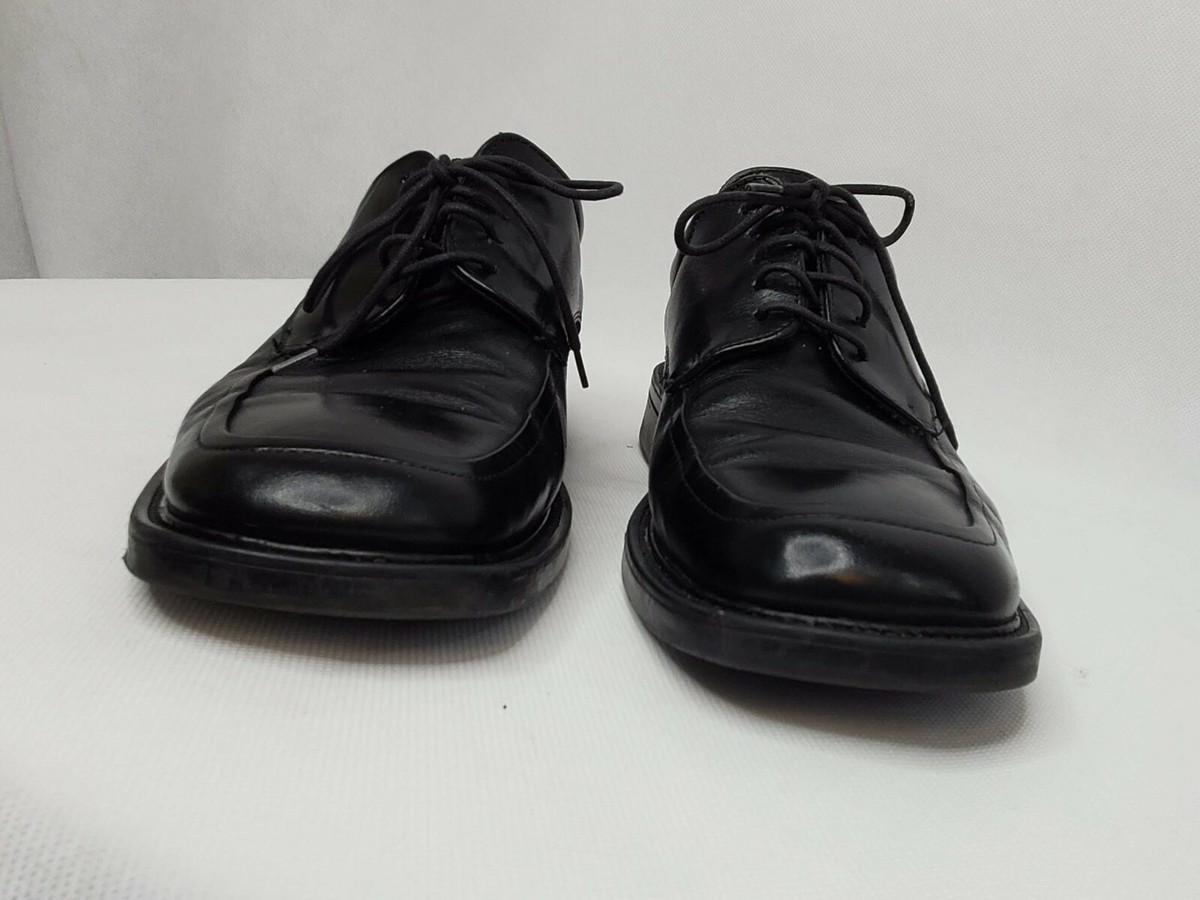 Franco Fortini Mens Shoes Size 8 Black Leather Lace Up  display picture 1